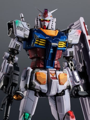 Gundam Chogokin X Gundam Factory Yokohama RX-78F00 Gundam (Night