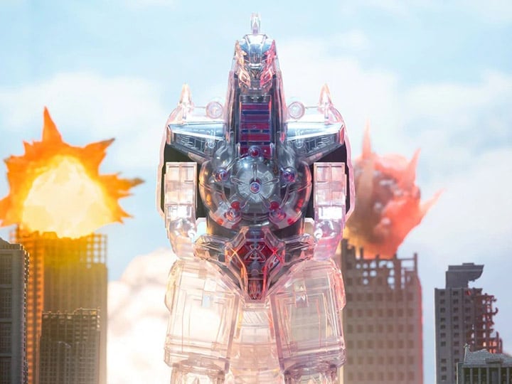 Mighty Morphin Power Rangers Super Cyborg Dragonzord (Clear Ver.) Figure Gallery Image 1