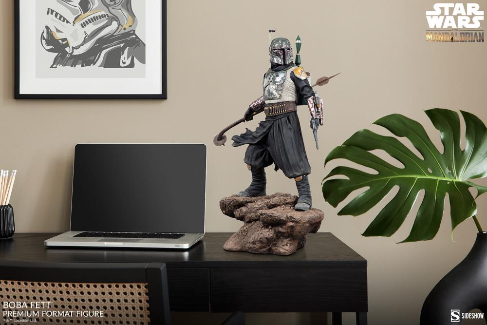 The Mandalorian Premium Format Boba Fett Limited Edition Statue Gallery Image 8