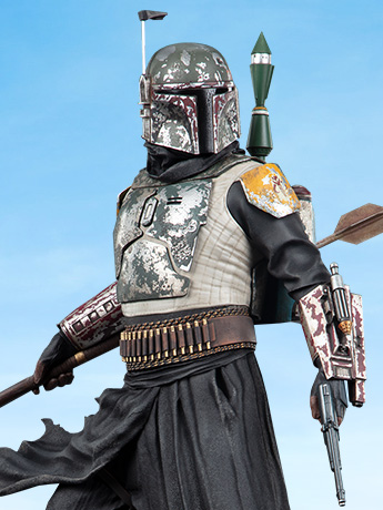 The Mandalorian Premium Format Boba Fett Limited Edition Statue Gallery Image 2