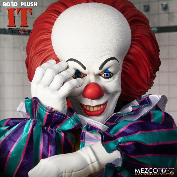 IT (1990) Mezco Designer Series Pennywise Roto Plush Doll Gallery Image 7