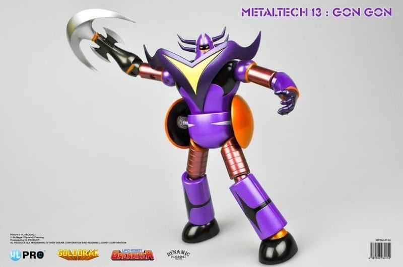 UFO Robot Grendizer Metaltech MT13 Gon Gon (Metallic Ver.) Gallery Image 4