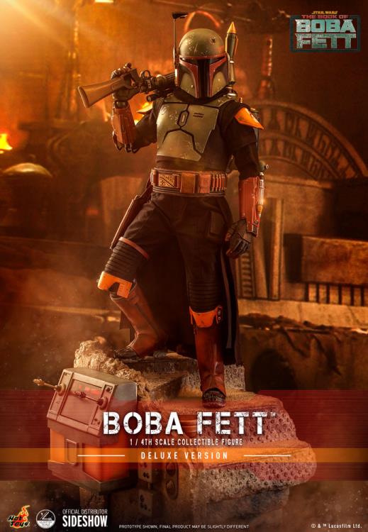 The Book of Boba Fett QS023 Boba Fett Deluxe 1/4 Scale Collectible Figure Gallery Image 9
