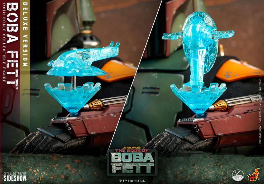 The Book of Boba Fett QS023 Boba Fett Deluxe 1/4 Scale Collectible Figure Gallery Image 17