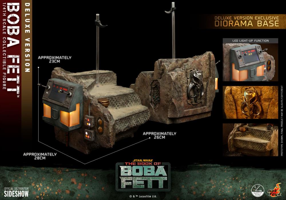 The Book of Boba Fett QS023 Boba Fett Deluxe 1/4 Scale Collectible Figure Gallery Image 18
