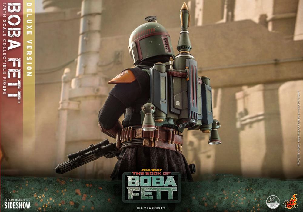 The Book of Boba Fett QS023 Boba Fett Deluxe 1/4 Scale Collectible Figure Gallery Image 12