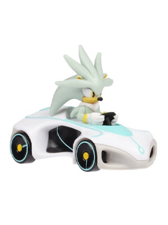 Sonic The Hedgehog Silver Die-Cast 1/64 Scale Vehicle Gallery Image 2