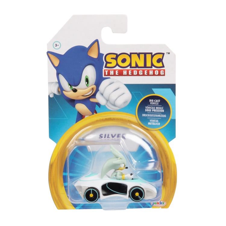 Sonic The Hedgehog Silver Die-Cast 1/64 Scale Vehicle Gallery Image 3