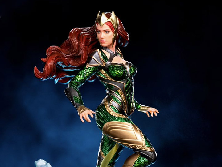 Zack Snyder's Justice League Battle Diorama Series Mera 1/10 Art Scale Limited Edition Statue Gallery Image 1