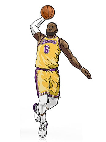 NBA Los Angeles Lakers FiGPiN LeBron James Gallery Image 2