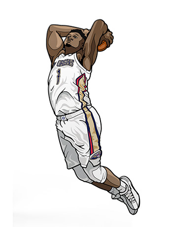 NBA New Orleans Pelicans FiGPiN Zion Williamson Gallery Image 2