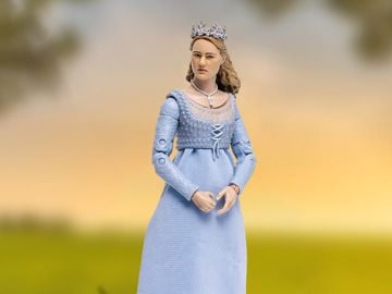 open lace back dress Princess Buttercup (wedding dress) The Princess Bride McFarlane (blue –  Uncanny Toys & More main image 1
