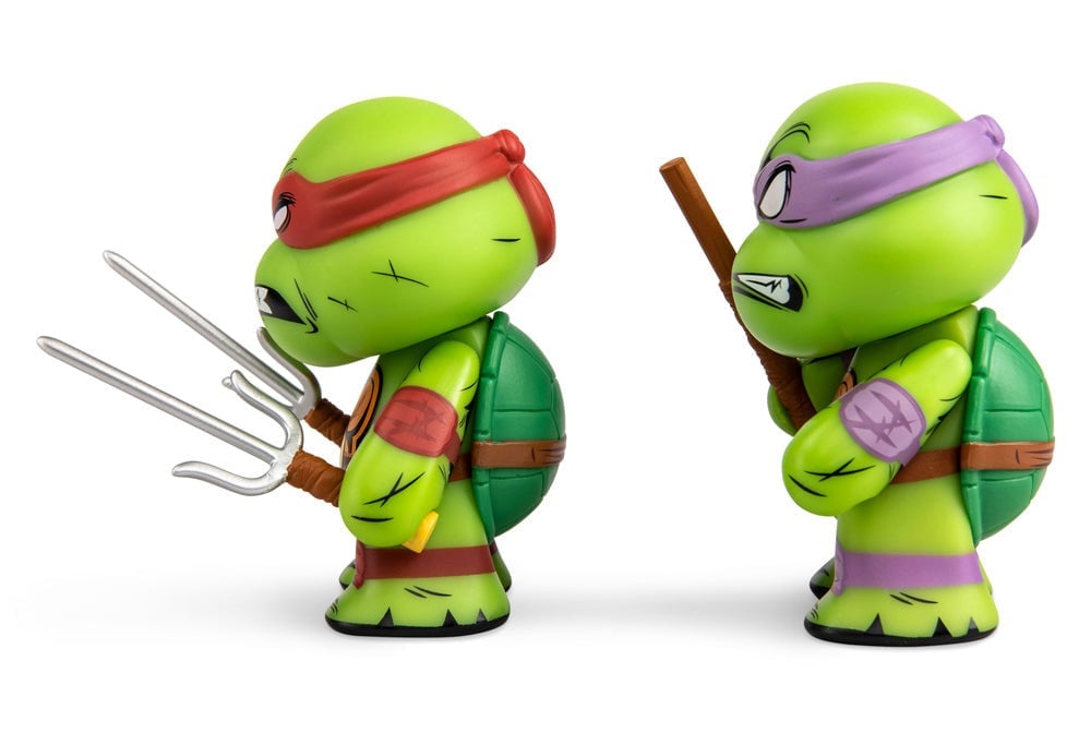 Teenage Mutant Ninja Turtles Raphael & Donatello 3" Vinyl Figure Two-Pack Gallery Image 6