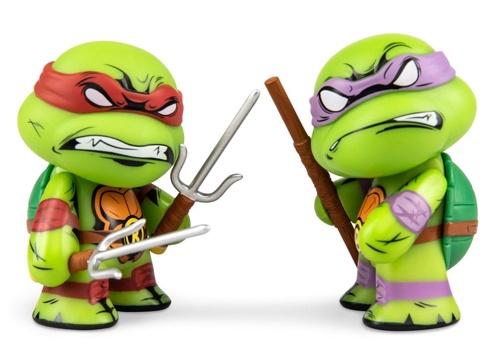 Teenage Mutant Ninja Turtles Raphael & Donatello 3" Vinyl Figure Two-Pack Gallery Image 10