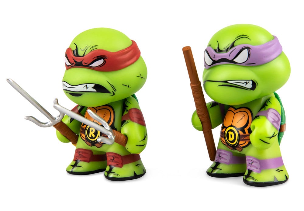 Teenage Mutant Ninja Turtles Raphael & Donatello 3" Vinyl Figure Two-Pack Gallery Image 5