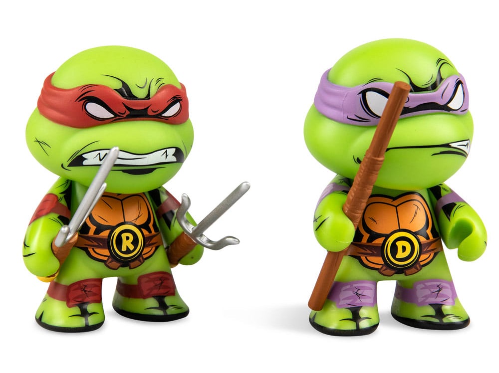 Teenage Mutant Ninja Turtles Raphael & Donatello 3" Vinyl Figure Two-Pack Gallery Image 9