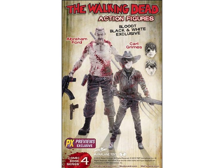 The Walking Dead Comic Carl & Abraham Two Pack PX Previews Exclusive Gallery Image 1