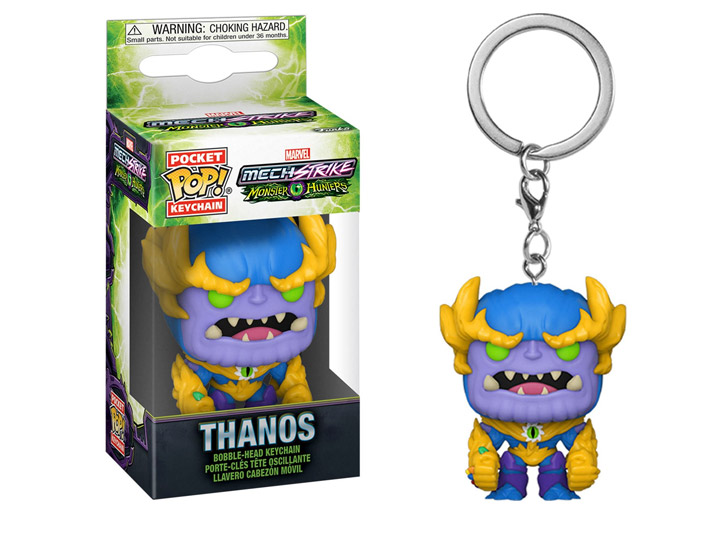 Pop! Keychain: Marvel Mech Strike: Monster Hunters - Thanos Gallery Image 1