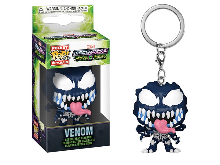 Pop! Keychain: Marvel Mech Strike: Monster Hunters - Venom Gallery Image 1