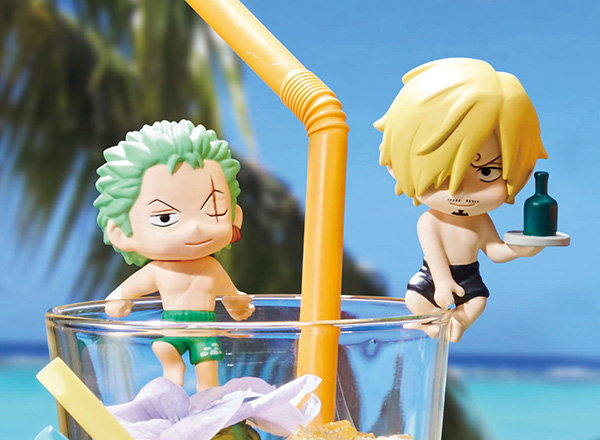 One Piece Ochatomo Series Pirates' Vacation Box of 8 Figures Gallery Image 18