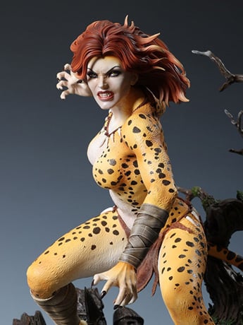 DC Premium Collectibles Cheetah 1/6 Scale Limited Edition Statue Gallery Image 2