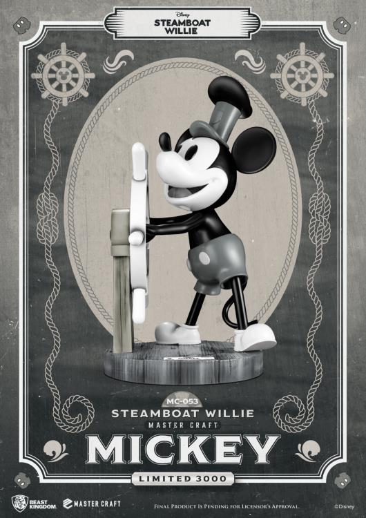 Steamboat Willie Master Craft MC-053 Mickey Mouse 1/4 Scale Limited Edition Statue Gallery Image 3