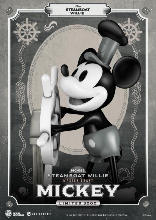 Steamboat Willie Master Craft MC-053 Mickey Mouse 1/4 Scale Limited Edition Statue Gallery Image 7