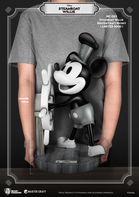 Steamboat Willie Master Craft MC-053 Mickey Mouse 1/4 Scale Limited Edition Statue Gallery Image 8