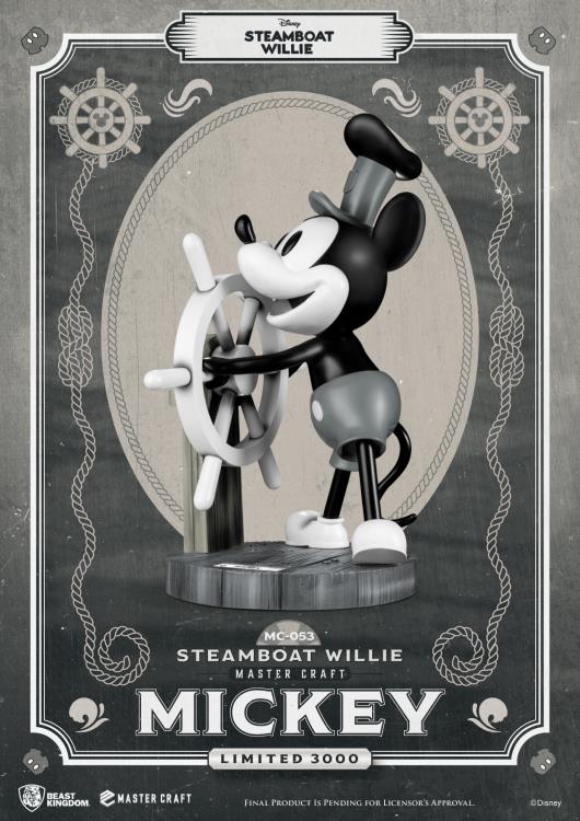 Steamboat Willie Master Craft MC-053 Mickey Mouse 1/4 Scale Limited Edition Statue Gallery Image 4