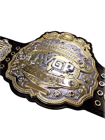 New Japan Pro-Wrestling 50th Anniversary Model 4th Generation IWGP Heavyweight Championship Replica Belt (Standard Edition) Gallery Image 2