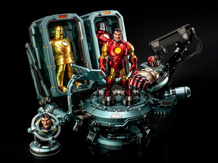 Marvel Iron Man Hall of Armor Limited Edition Statue Gallery Image 1