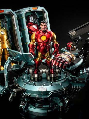 Marvel Iron Man Hall of Armor Limited Edition Statue Gallery Image 2