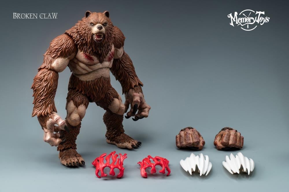 Ancient Warrior Bear Action Figure (With Bonus Armor) Gallery Image 17
