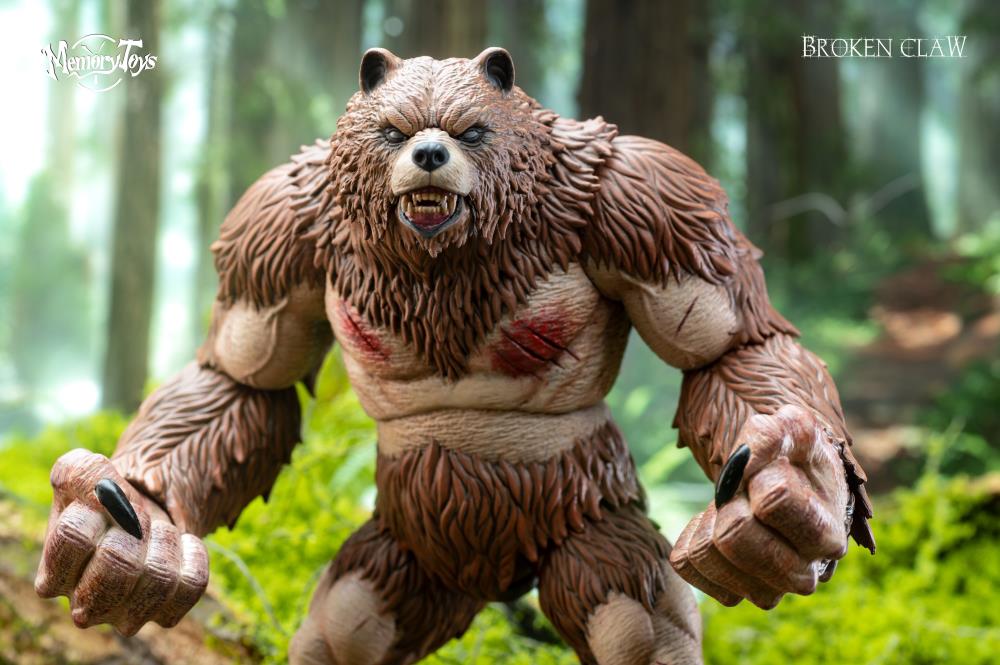 Ancient Warrior Bear Action Figure (With Bonus Armor) Gallery Image 7
