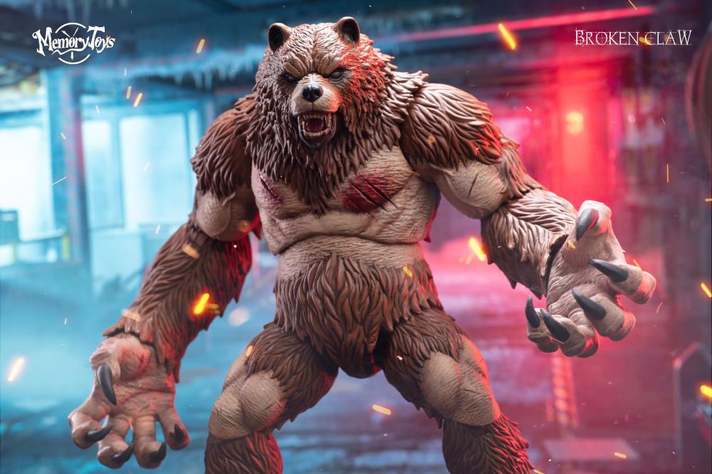 Ancient Warrior Bear Action Figure (With Bonus Armor) Gallery Image 3