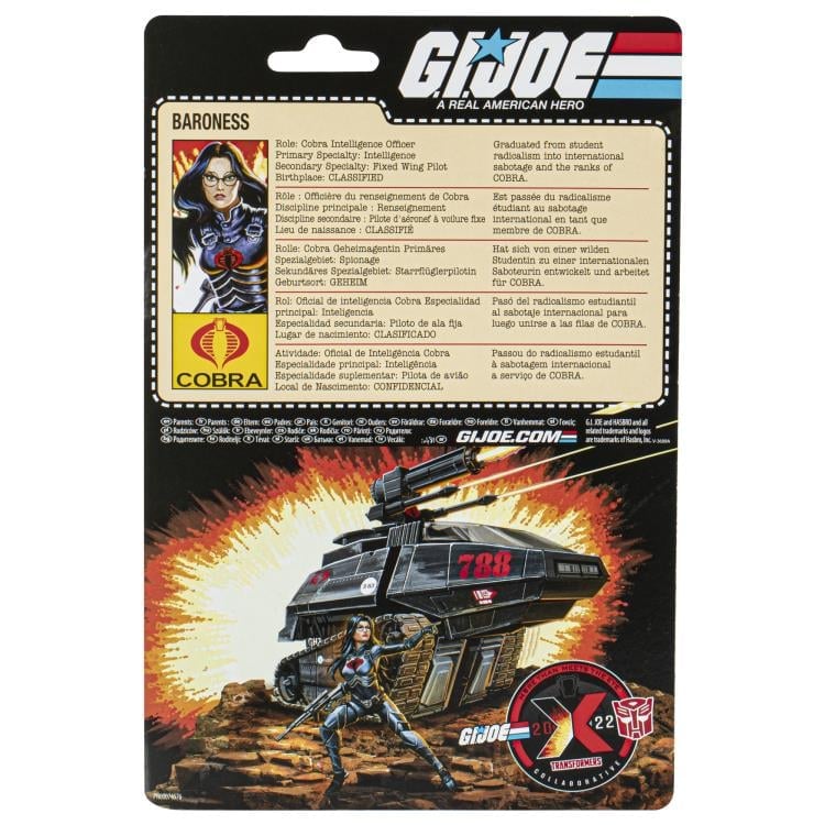 Transformers Collaborative G.I. Joe x Transformers Megatron H.I.S.S. Tank & Baroness Gallery Image 12