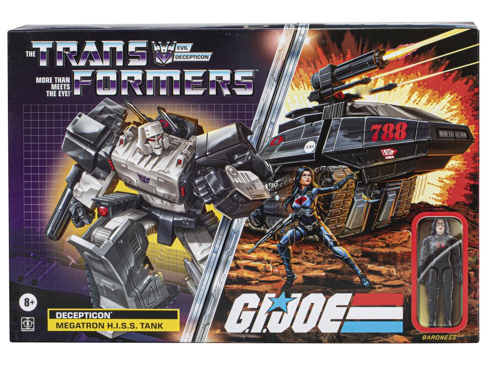 G.I. Joe x Transformers Megatron H.I.S.S. Tank & Baroness