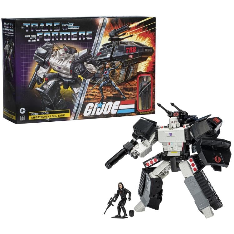 G.I. Joe x Transformers Megatron H.I.S.S. Tank & Baroness