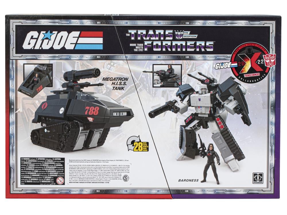 G.I. Joe x Transformers Megatron H.I.S.S. Tank & Baroness