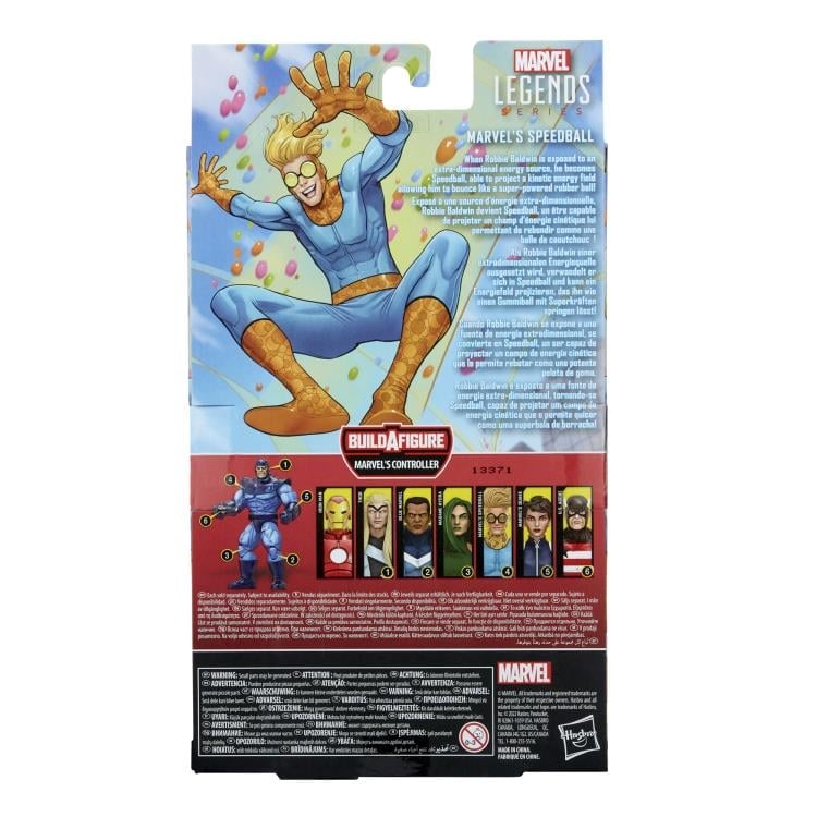 Marvel Legends Marvel's Speedball (Classic) Action Figure (Marvel's Controller BAF) Gallery Image 9