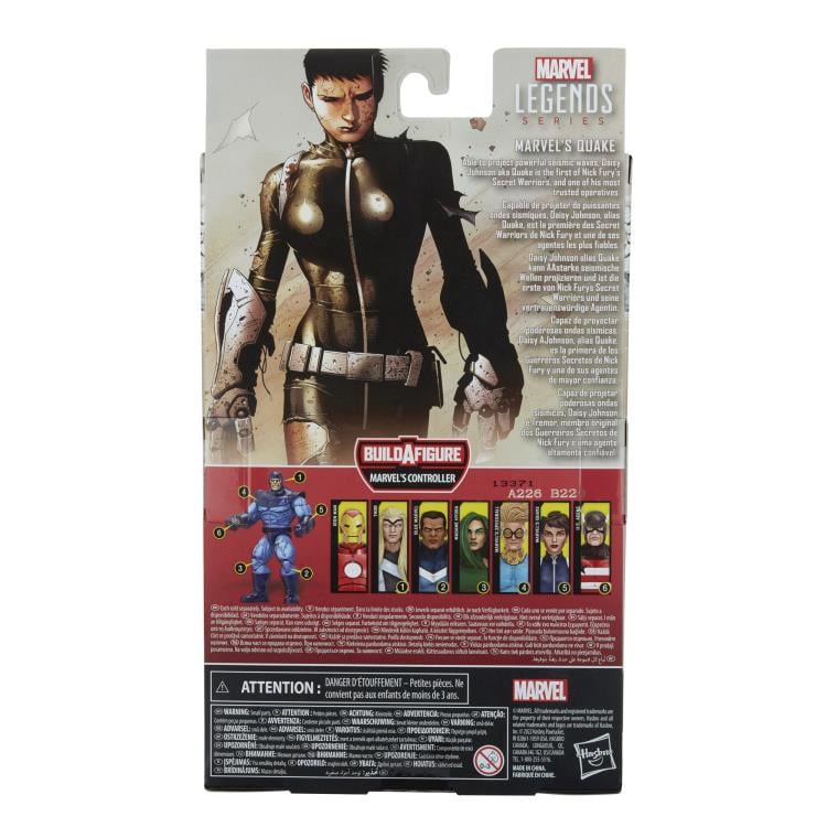 Secret Warriors Marvel Legends Marvel's Quake Action Figure (Marvel's Controller BAF) Gallery Image 10