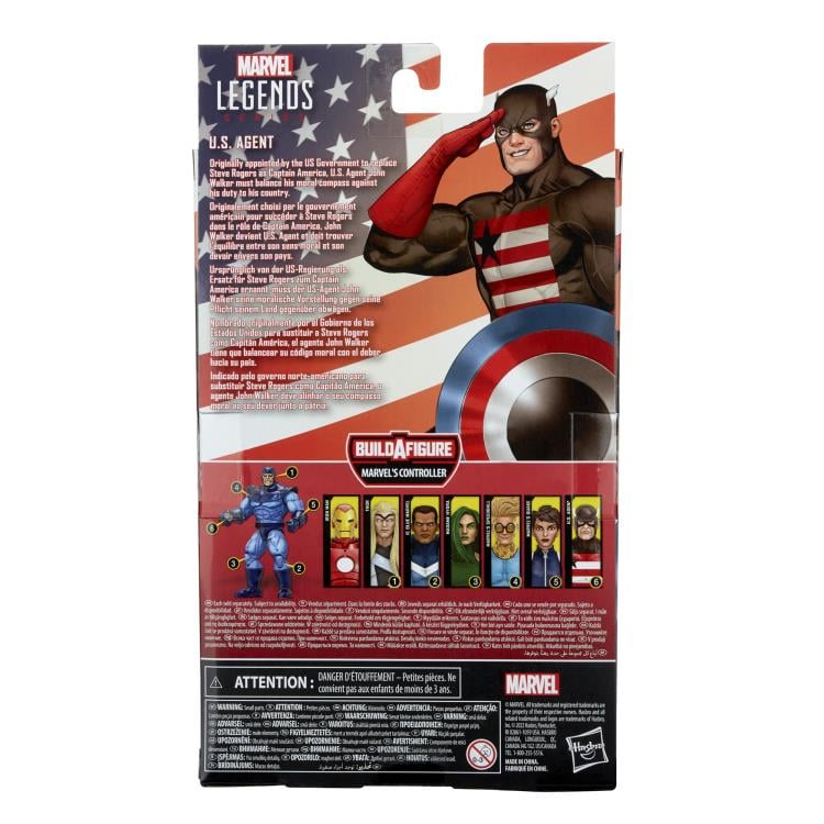 Marvel Legends U.S. Agent (Classic) Action Figure (Marvel's Controller BAF) Gallery Image 9