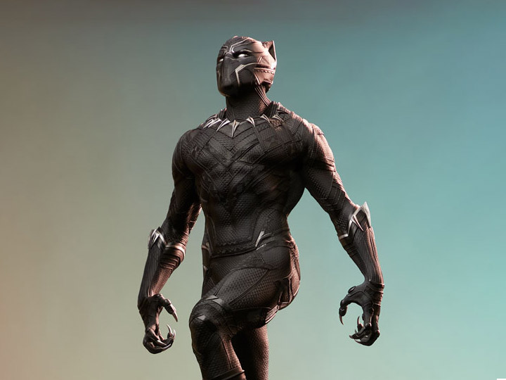 Marvel Premium Format Black Panther Limited Edition Statue Gallery Image 1