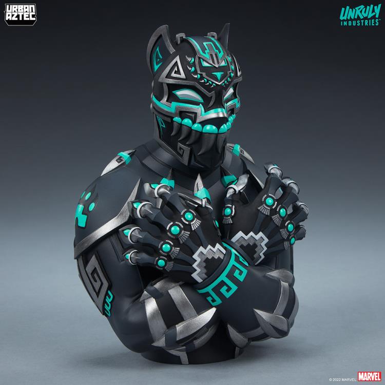 Marvel Urban Aztec Black Panther Limited Edition Designer Bust