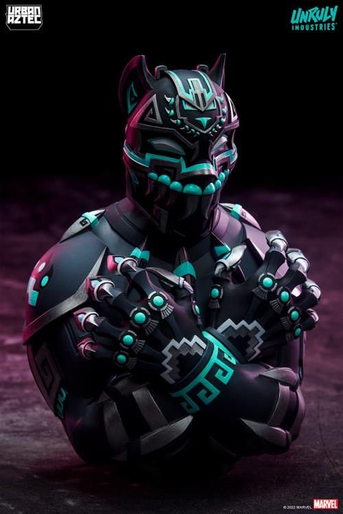 Marvel Urban Aztec Black Panther Limited Edition Designer Bust