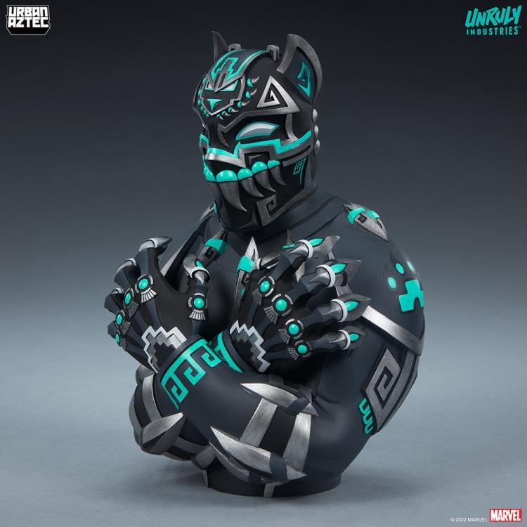 Marvel Urban Aztec Black Panther Limited Edition Designer Bust