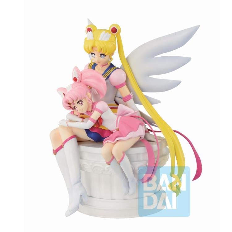 Sailor Moon Eternal Ichibansho Eternal Sailor Moon & Eternal Sailor Chibi Moon Figure Gallery Image 6