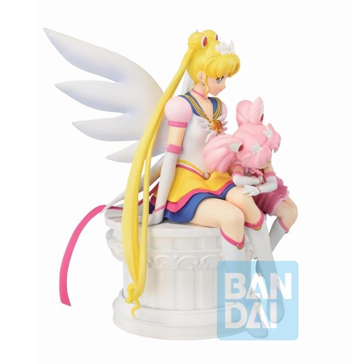Sailor Moon Eternal Ichibansho Eternal Sailor Moon & Eternal Sailor Chibi Moon Figure Gallery Image 5
