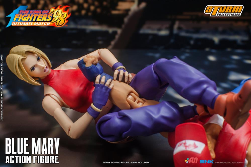 The King of Fighters '98 Blue Mary 1/12 Scale Action Figure Gallery Image 12