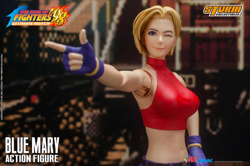 The King of Fighters '98 Blue Mary 1/12 Scale Action Figure Gallery Image 16